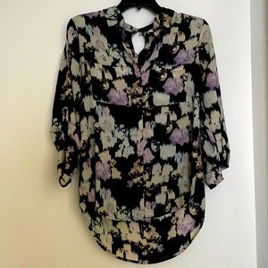 Charming Charlie Patterned Blouse